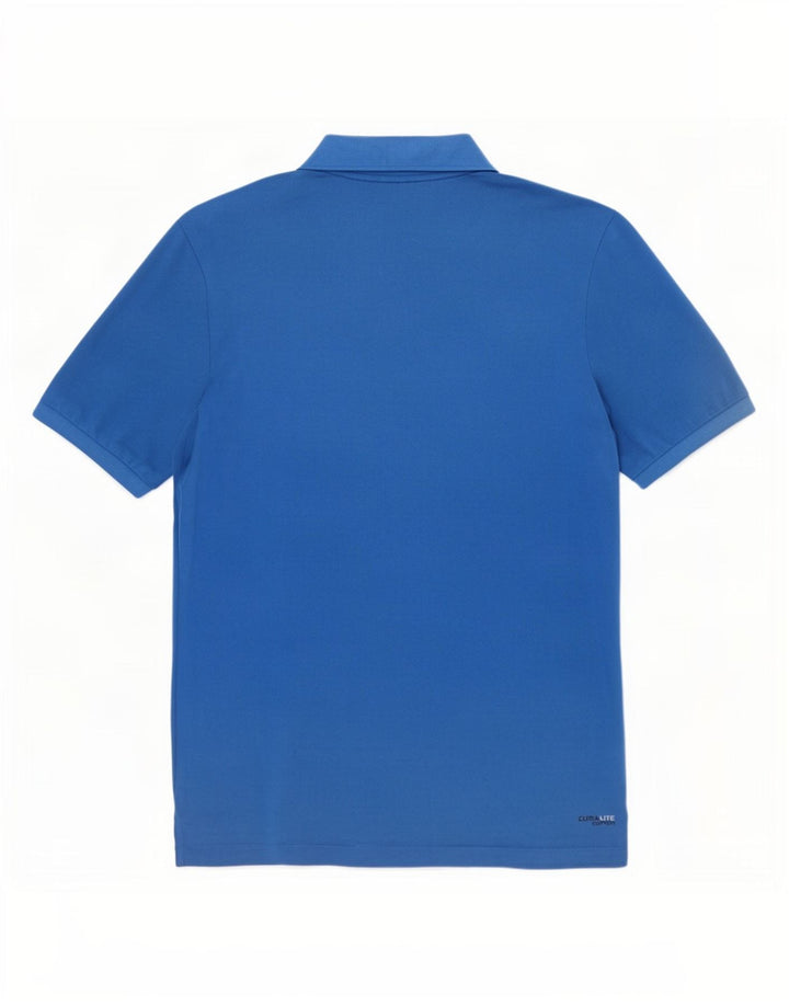 Adidas Masculino Clima 365 Polo Camisa Azul Médio Algodão
