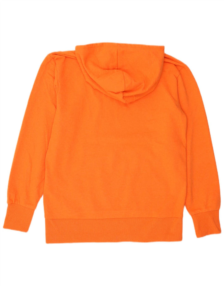 SUPERDRY moletom com capuz masculino gráfico pequeno laranja algodão
