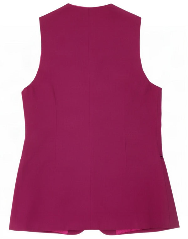 Colete feminino vintage UK 12 médio roxo