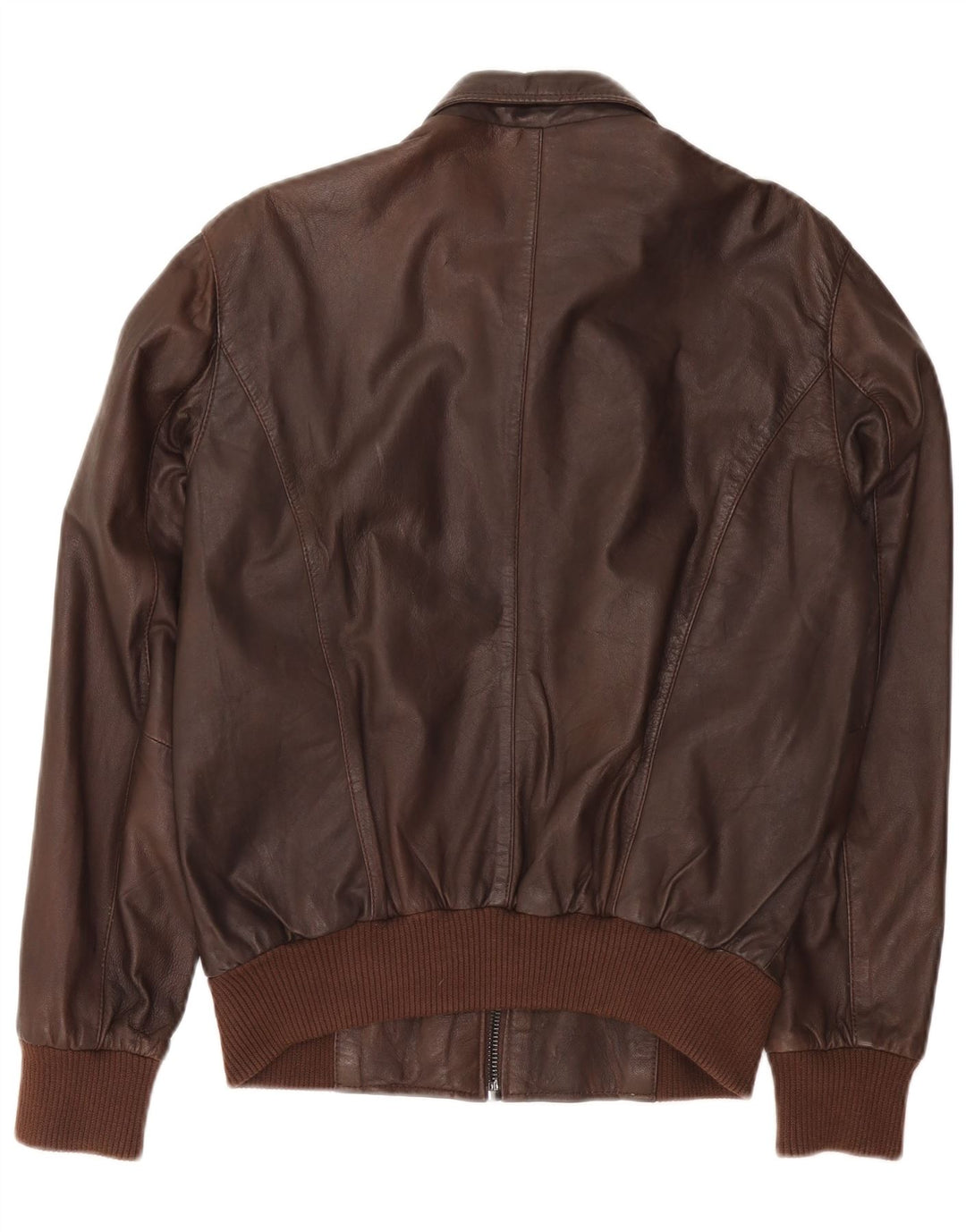 Jaqueta de couro masculina Conbipel IT 46 pequena couro marrom