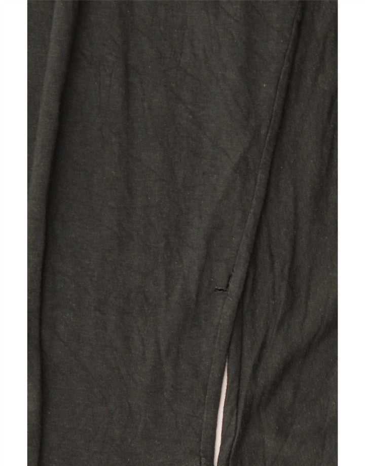 Zara Womens Hooded Oversized Top Manga Longa Reino Unido 10 Pequeno Preto
