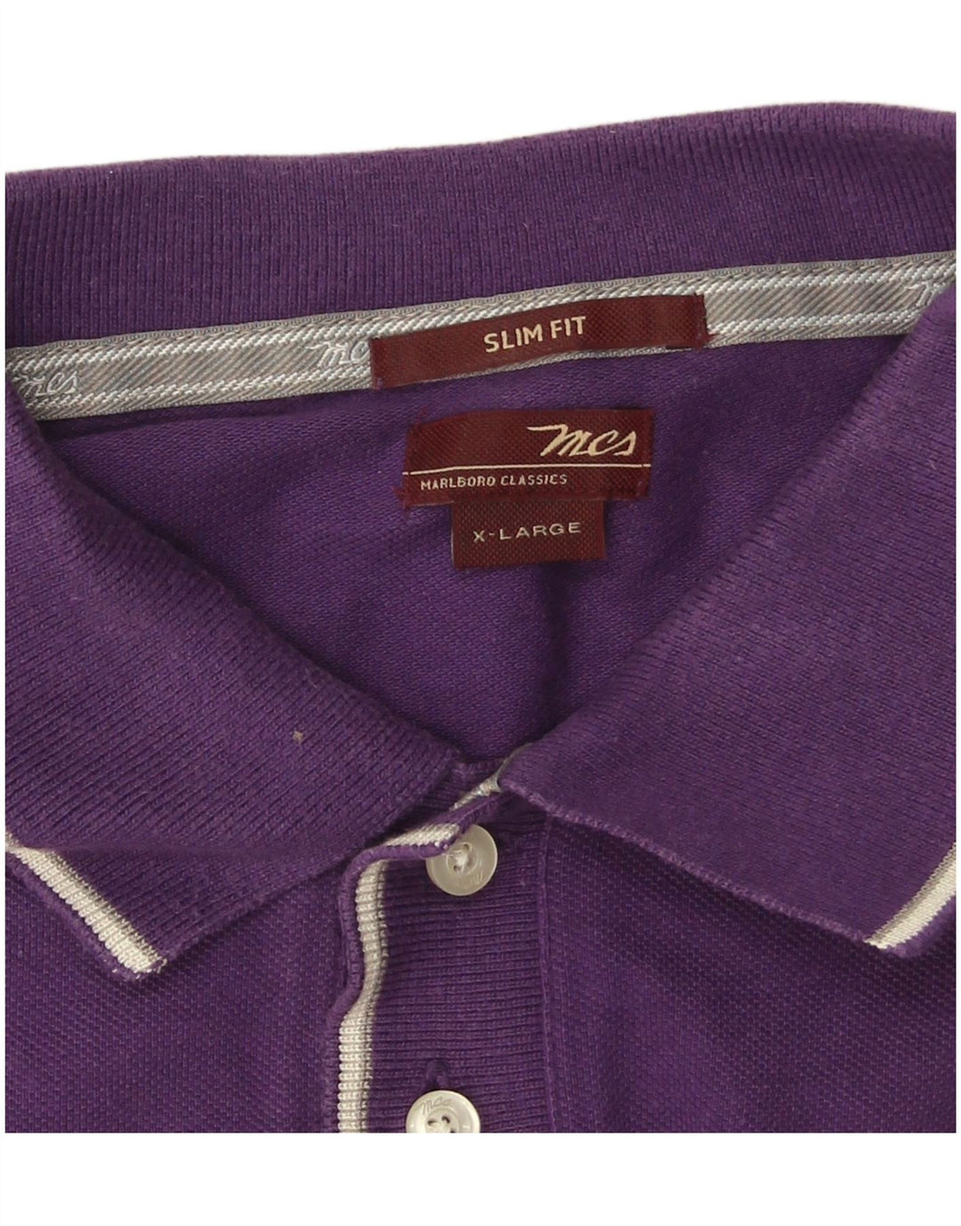 MARLBORO CLASSICS Camisa polo masculina Slim Fit XL Roxa