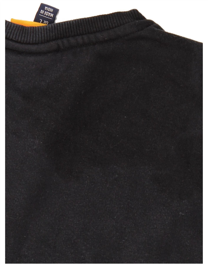 ELLESSE moletom gráfico masculino jumper grande algodão azul marinho