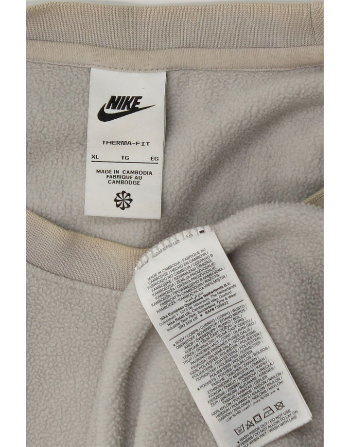 Nike Masculino Fleece Jumper XL Cinza Poliéster