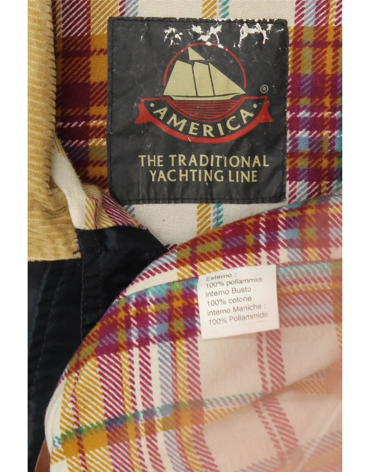 Jaqueta feminina AMERICA Yachting Outfits Duffle UK 18 XL azul marinho poliamida