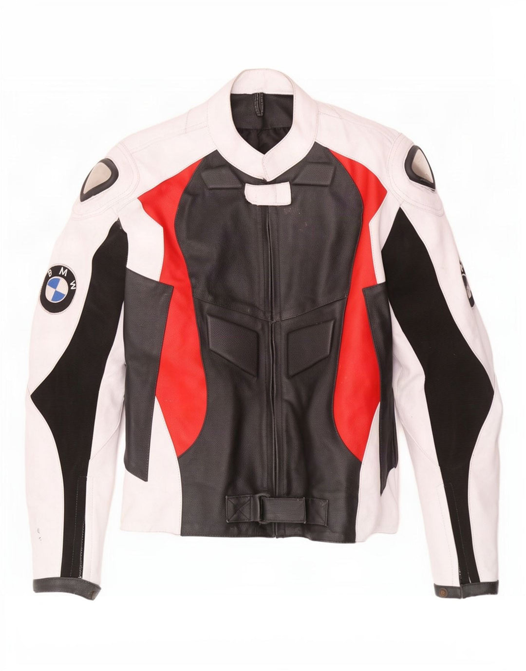 Jaqueta masculina de couro BMW UK 42 XL Colorblock multicolorido