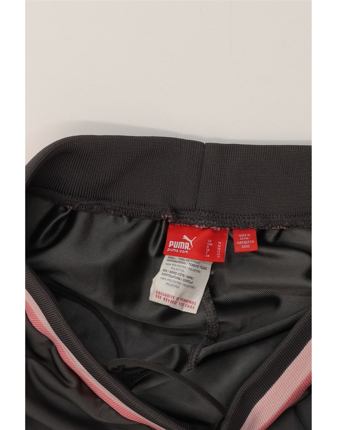 Calça de treino feminina PUMA Joggers UK 12 cinza médio colorblock