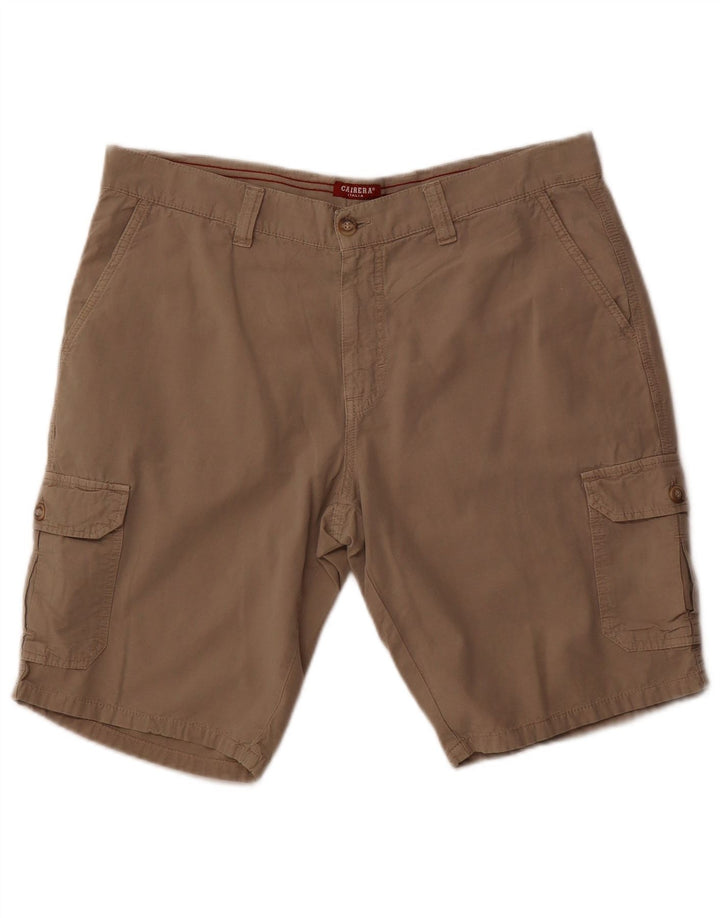 Carrera Masculino 618 Cargo Shorts W36 Grande Algodão Bege