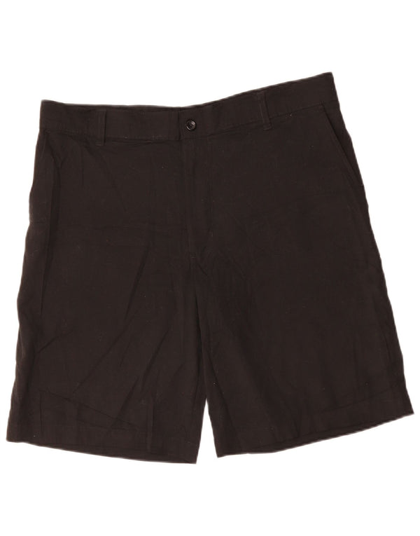 RUSSELL ATLÉTICO Mens Chino Shorts W34 Grande Poliéster Preto