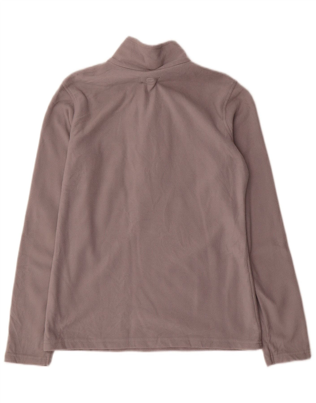Mountain Warehouse Womens Zip Neck Fleece Jumper Reino Unido 10 Pequeno Poliéster Cinza