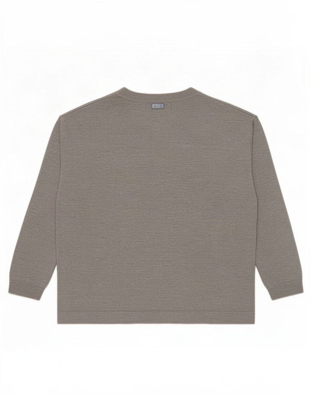 Suéter feminino Marks & Spencer grande com decote em V Reino Unido 10 pequeno cinza
