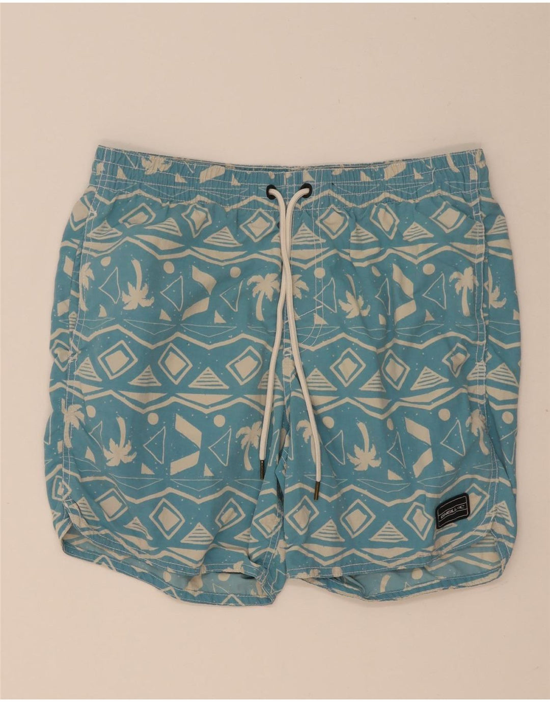 Shorts de natação masculino O'Neill médio azul geométrico