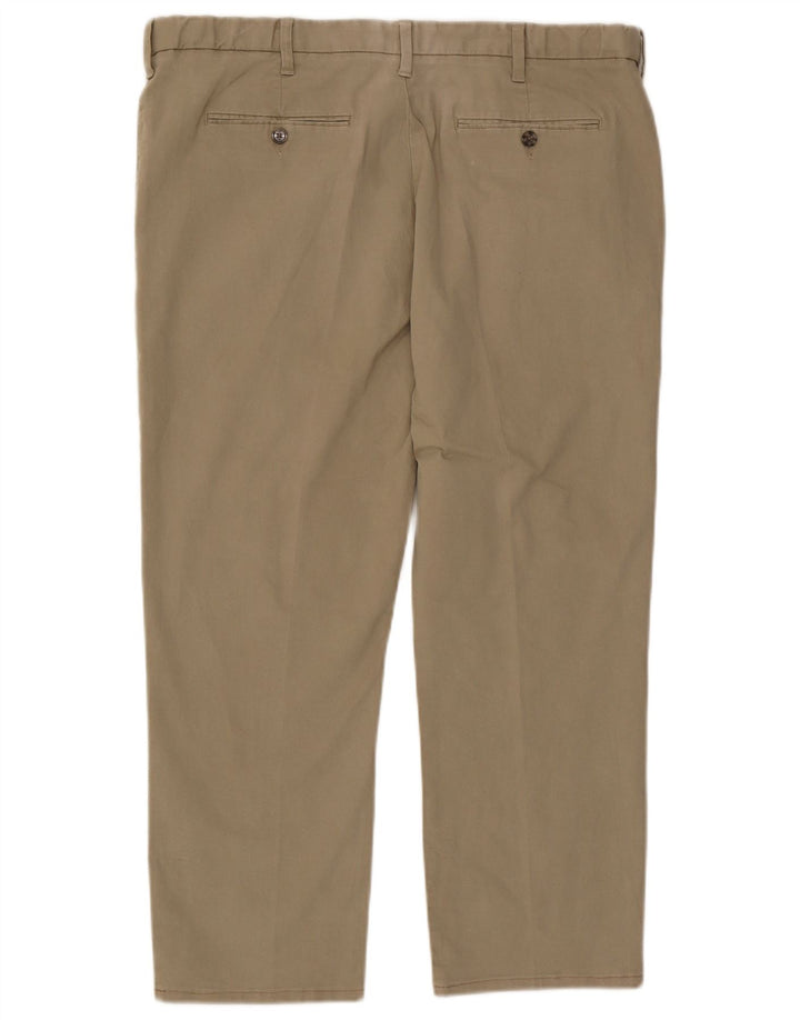 Calça Chino Regular Masculina Marks & Spencer W40 L29 Algodão Bege