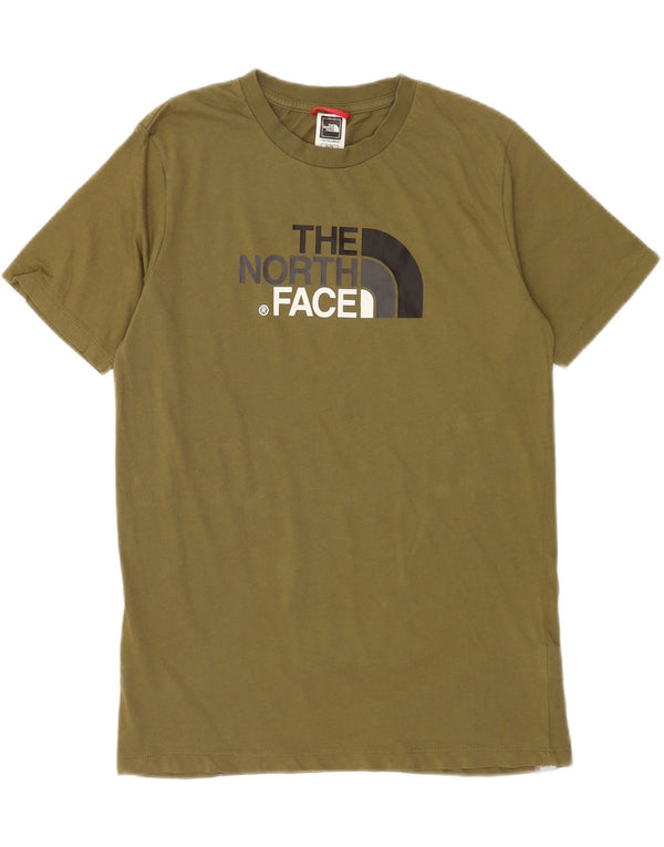 Camiseta The North Face Boys Graphic Top 14-15 Anos XL Algodão Cáqui