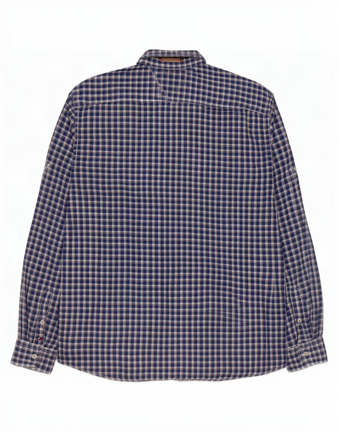 Camisa masculina Tommy Hilfiger vintage fit XL azul guingão