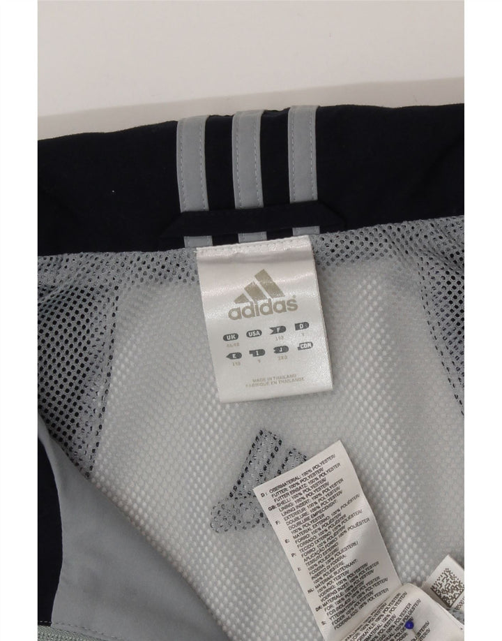 Adidas Mens Tracksuit Top Jacket UK 46/48 XL Cinza Colourblock Poliéster