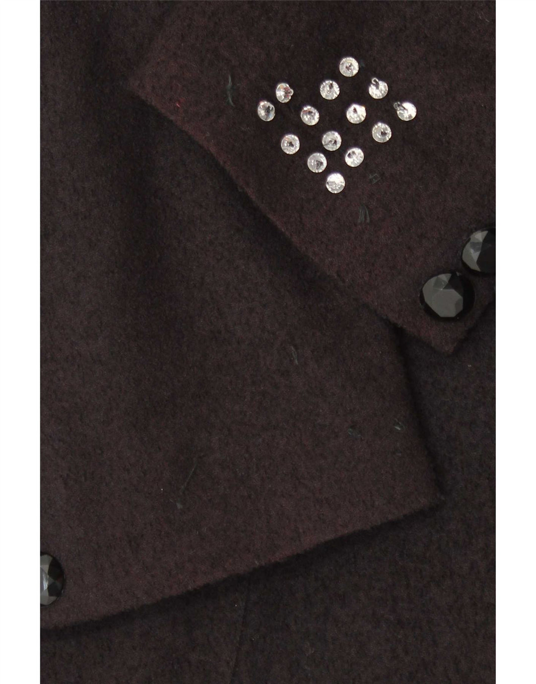 Jaqueta blazer feminina vintage com 1 botão IT 46 grande preta