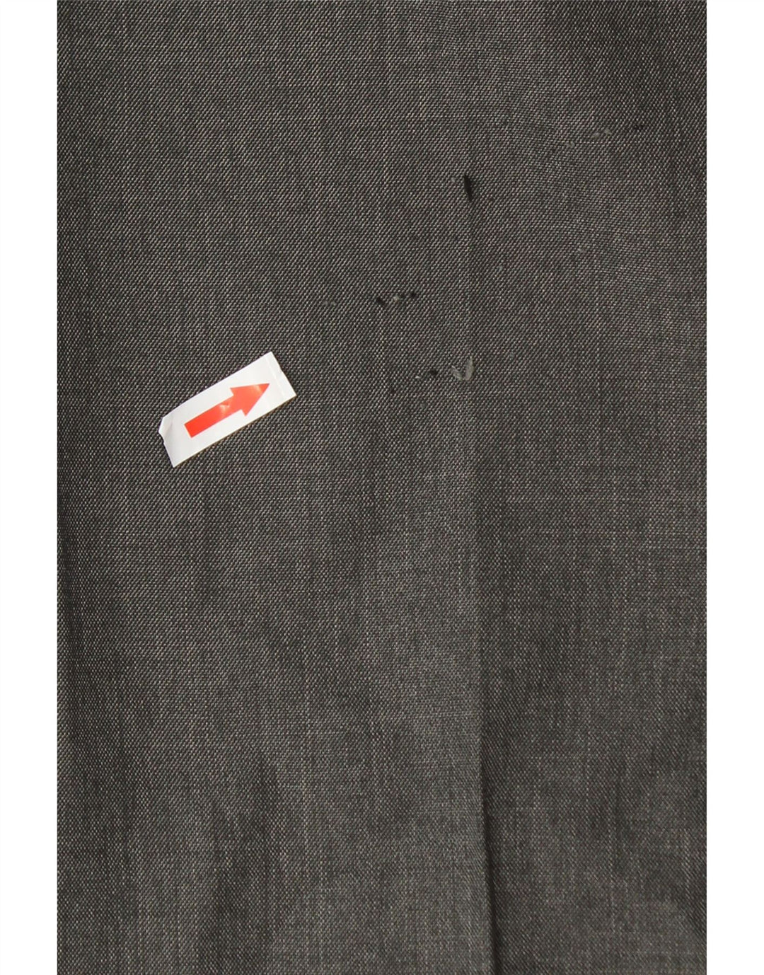 Calça masculina de ajuste regular Marks & Spencer W38 L29 poliéster cinza