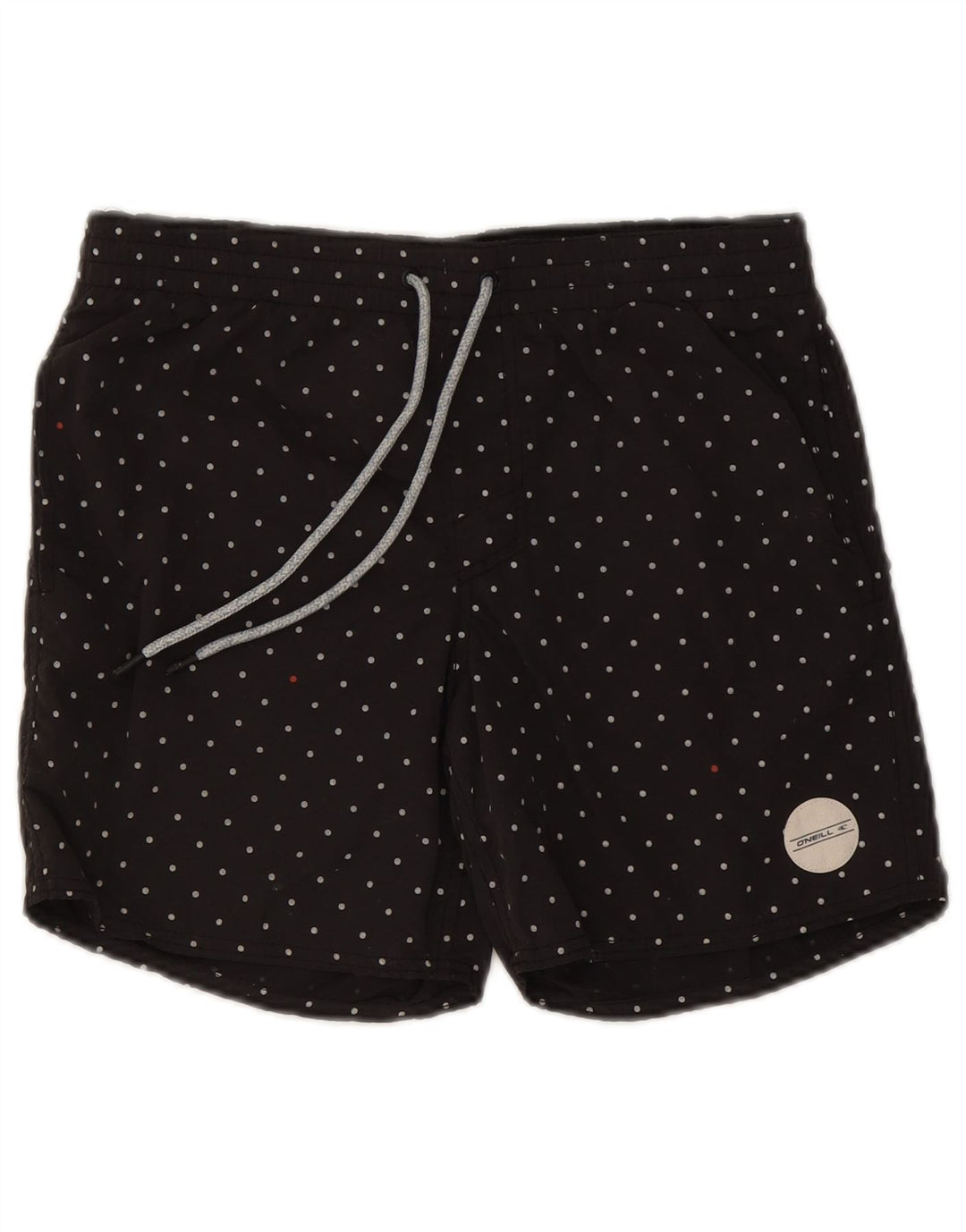 Shorts de natação masculino O'Neill com bolinhas pretas médias