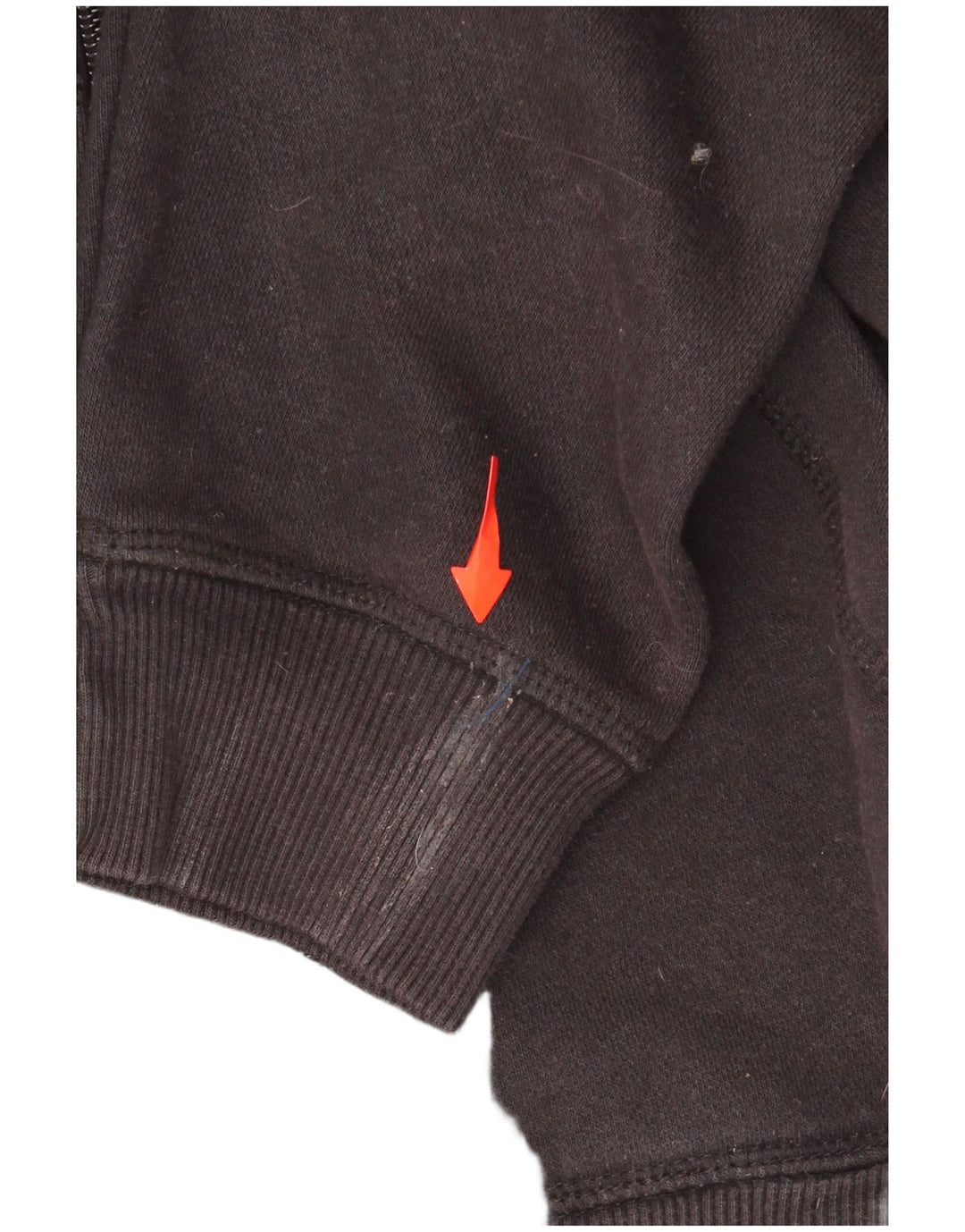 ADIDAS Mens Zip Hoodie Suéter Médio Preto
