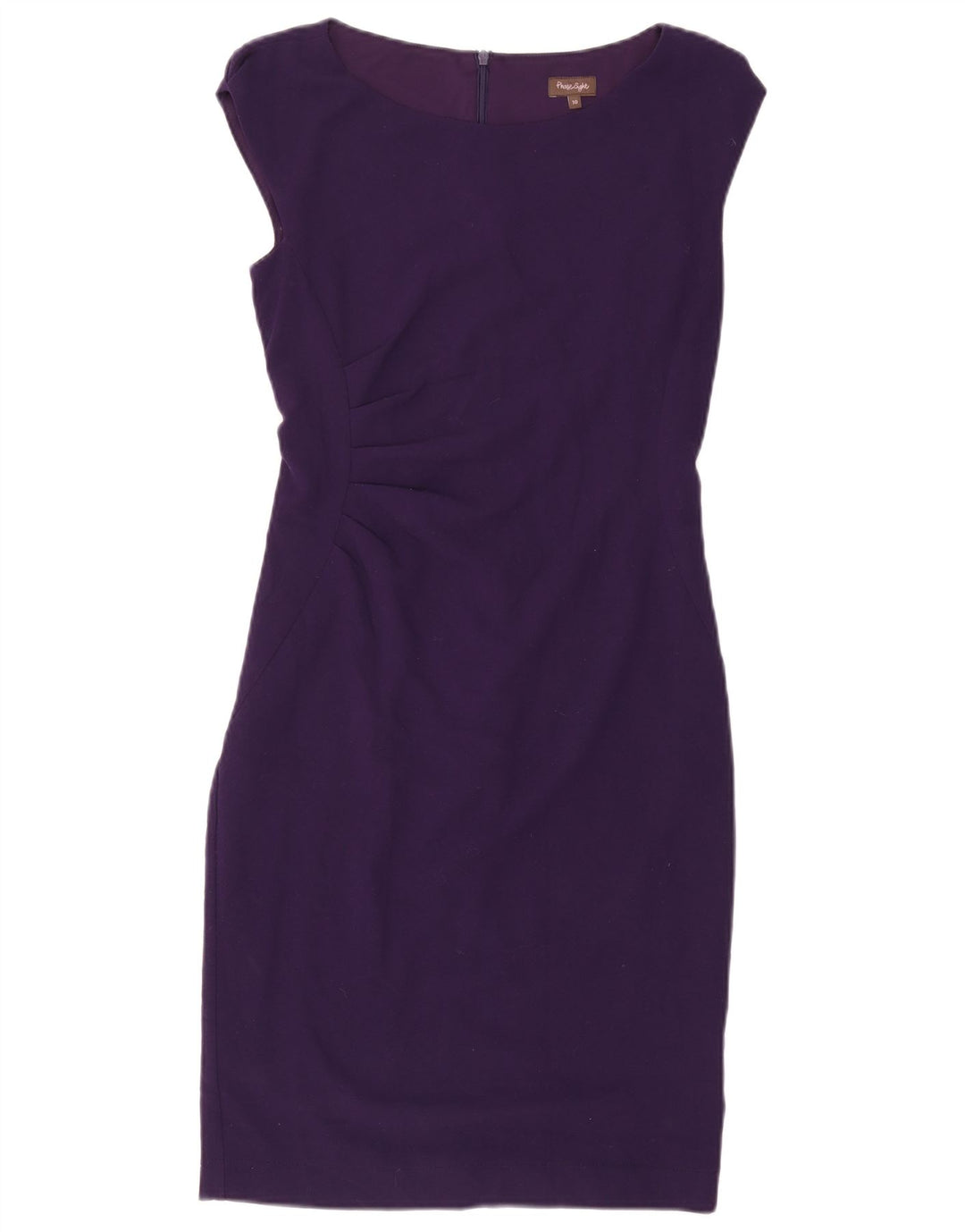 Vestido da bainha das mulheres da fase oito poliéster roxo pequeno Reino Unido 10