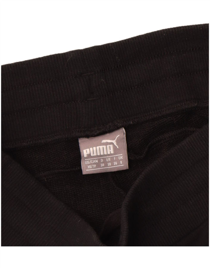 Shorts esportivos femininos Puma UK 8 pequenos pretos