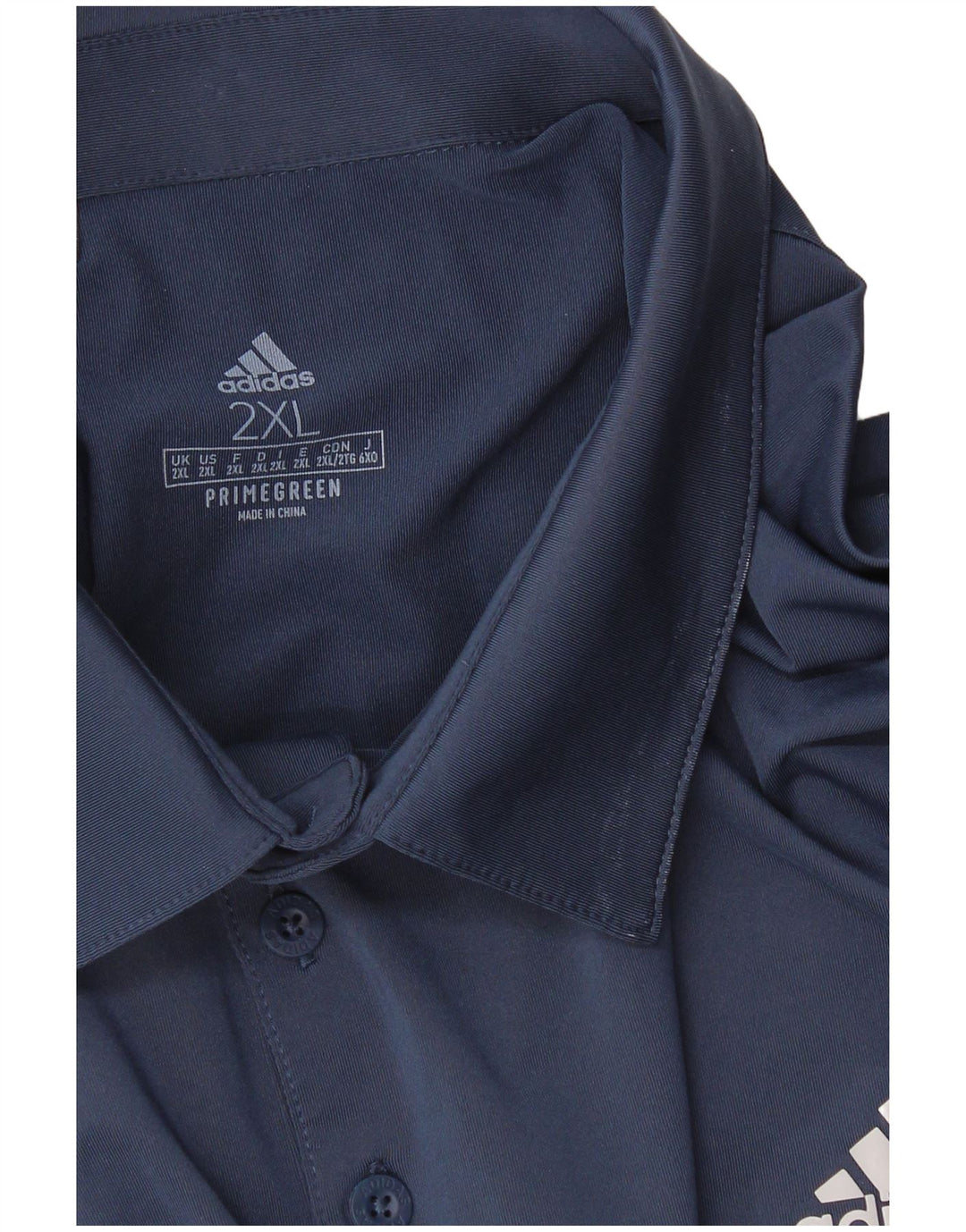 Camisa polo masculina Adidas Primegreen 2XL azul marinho
