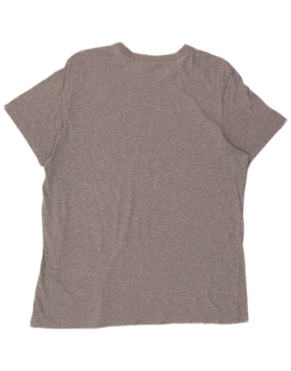 Camiseta Adidas Masculina Graphic Top XL Cinza Algodão