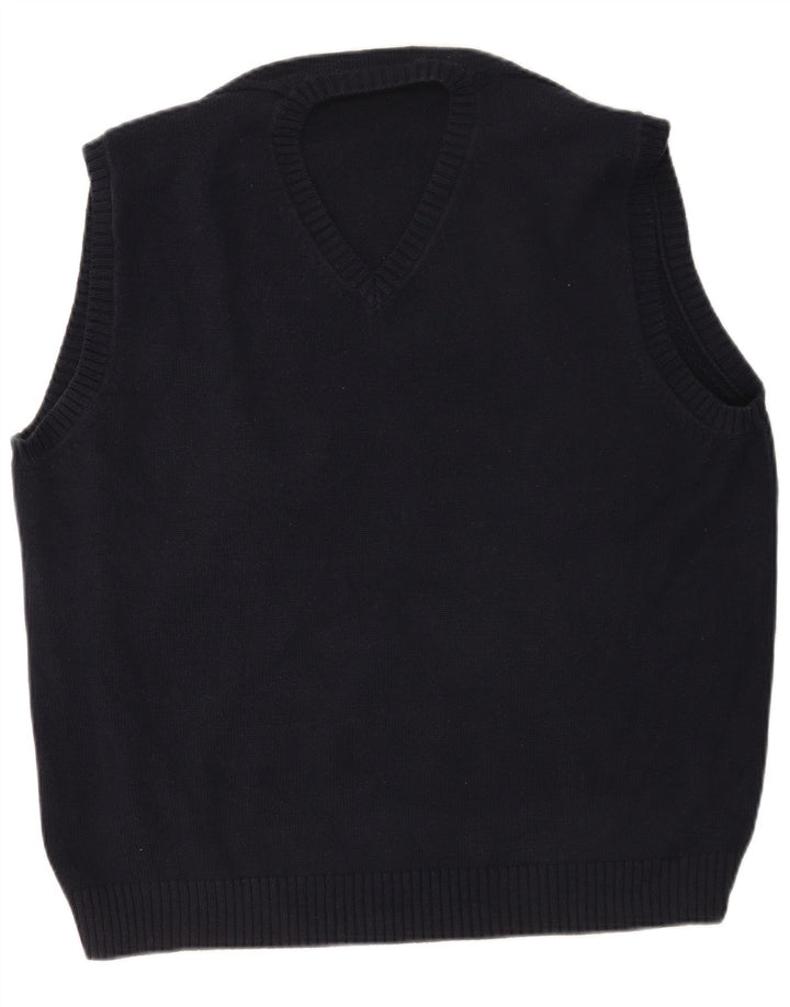 Regata masculina Marks & Spencer com colete XL de algodão azul marinho
