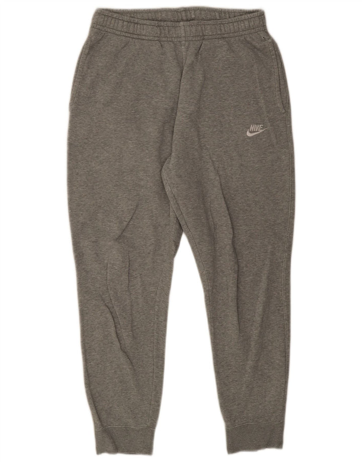 Calça de treino masculina Nike joggers cinza médio algodão