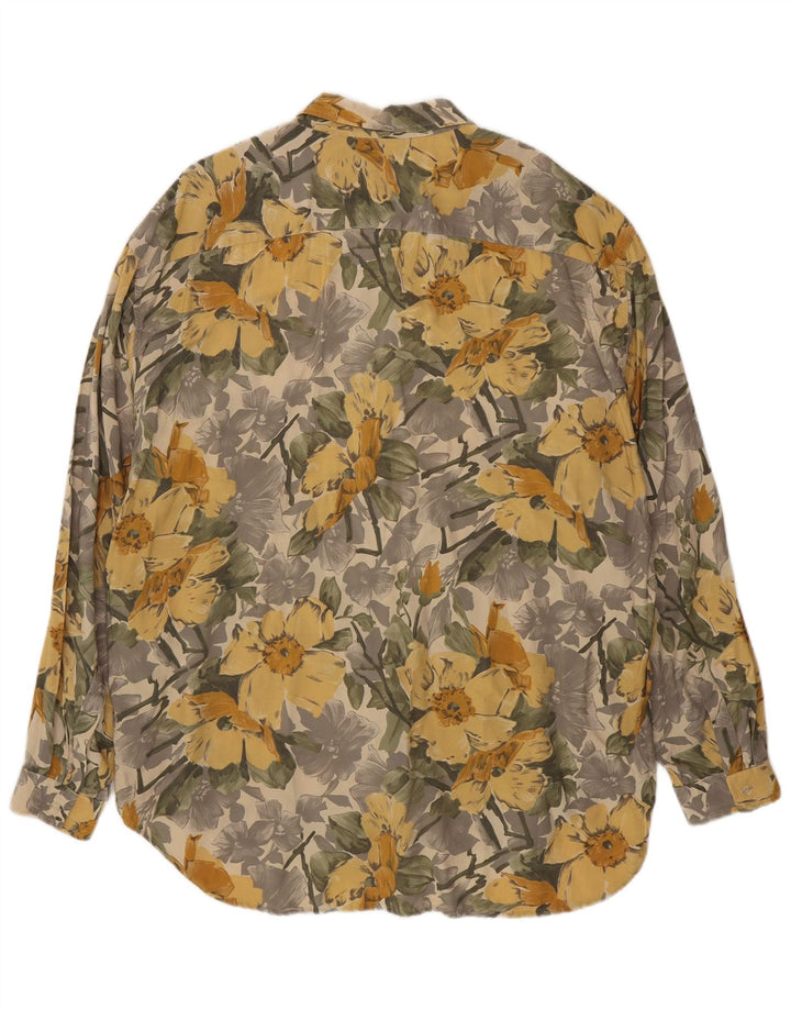 Camisa masculina Key West XL viscose floral multicolorida