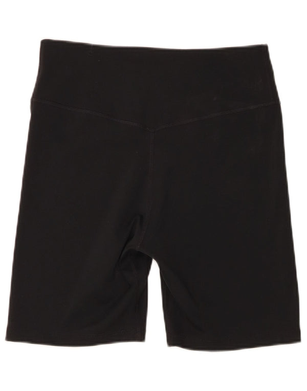 Shorts esportivos femininos Nike Dri Fit UK 12 poliéster preto médio