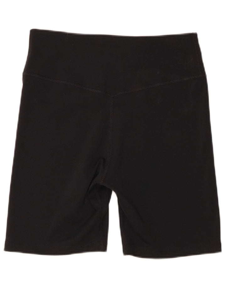 Shorts esportivos femininos Nike Dri Fit UK 12 poliéster preto médio