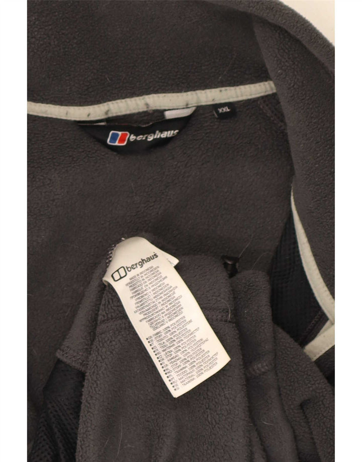 Jaqueta de lã masculina Berghaus UK 44 2XL poliéster cinza