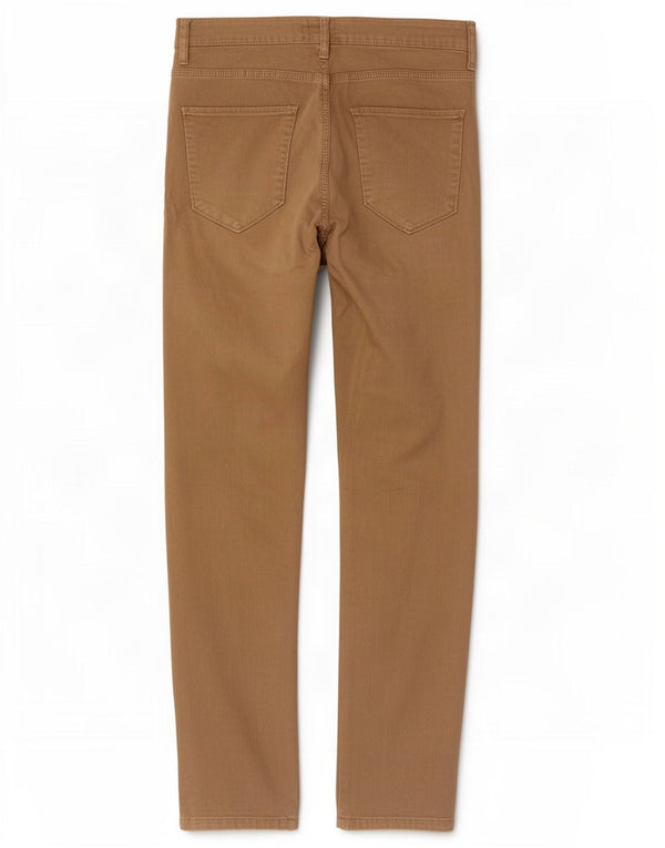 Zara Mens Slim Fit Calça Casual EU 42 Grande W32 L33 Algodão Bege