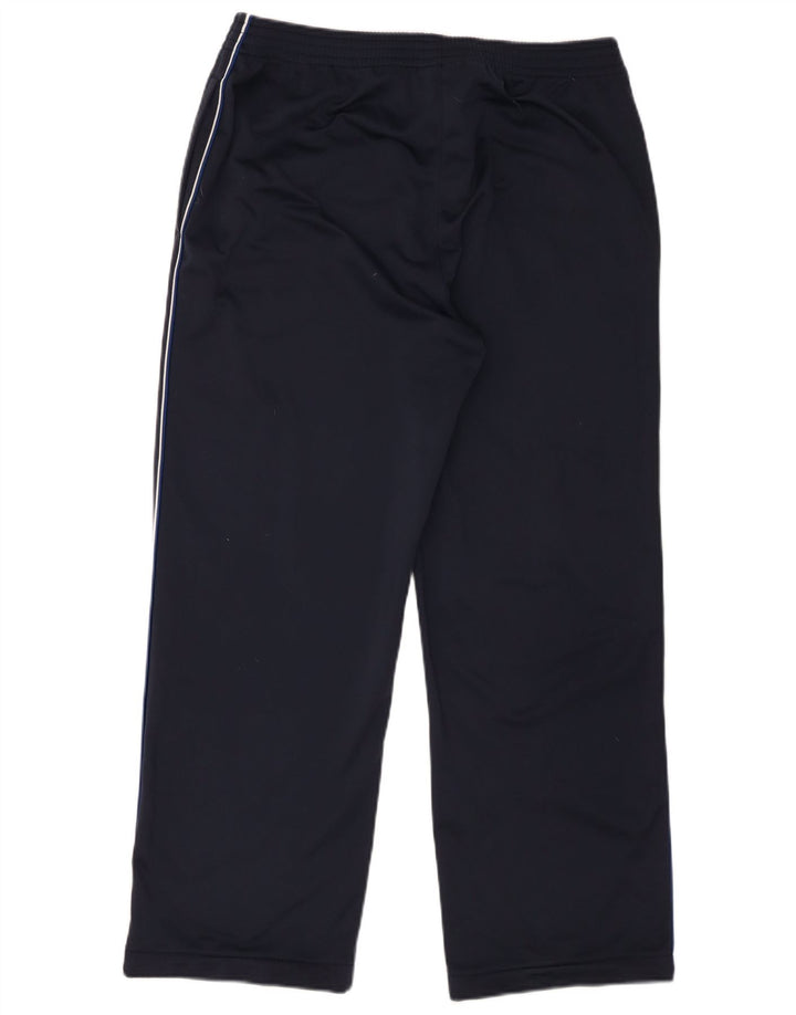 Calça de treino masculina Champion grande poliéster azul marinho