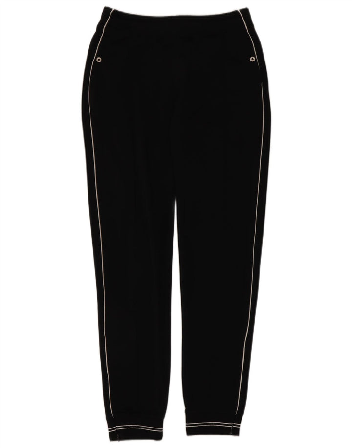 Calça de treino feminina Champion Joggers UK 10 pequeno poliéster preto