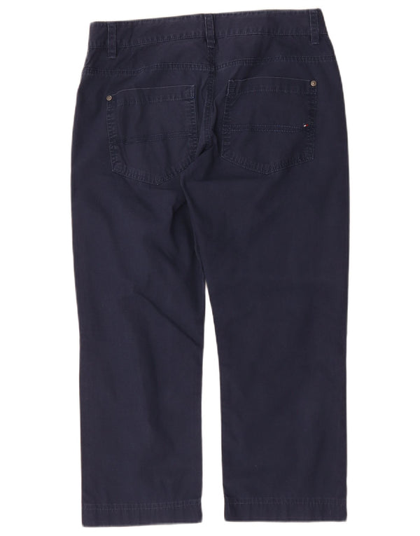 Tommy Hilfiger Meninos Calças retas cortadas 15-16 anos W32 L23 Azul marinho