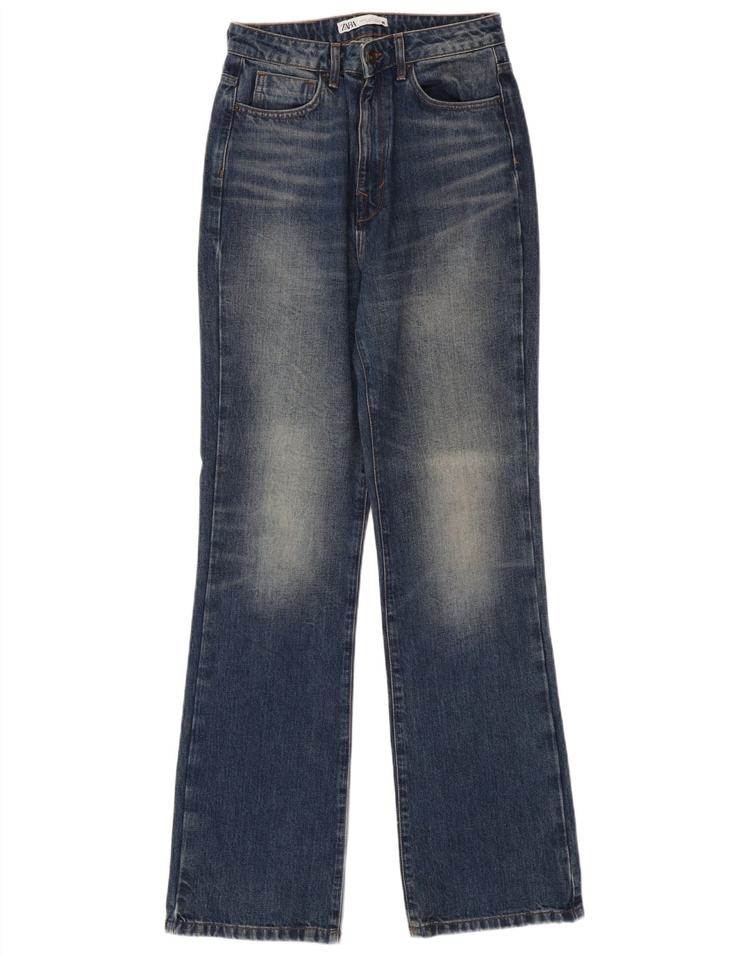 Zara Jeans Bootcut Feminino EU 40 Médio W30 L35 Azul