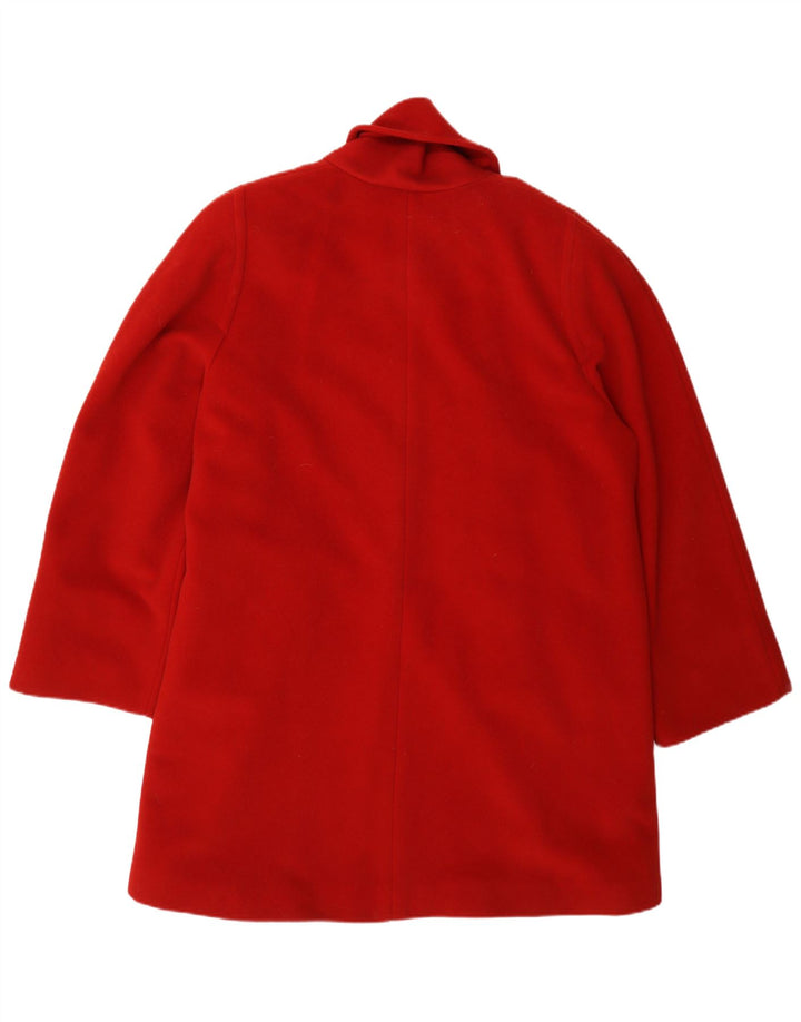 Sobretudo feminino vintage IT 47 XL lã vermelha