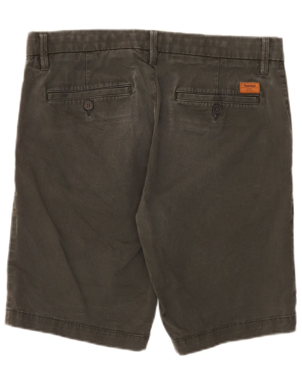 Timberland Mens Chino Shorts W32 Médio Algodão Cinza