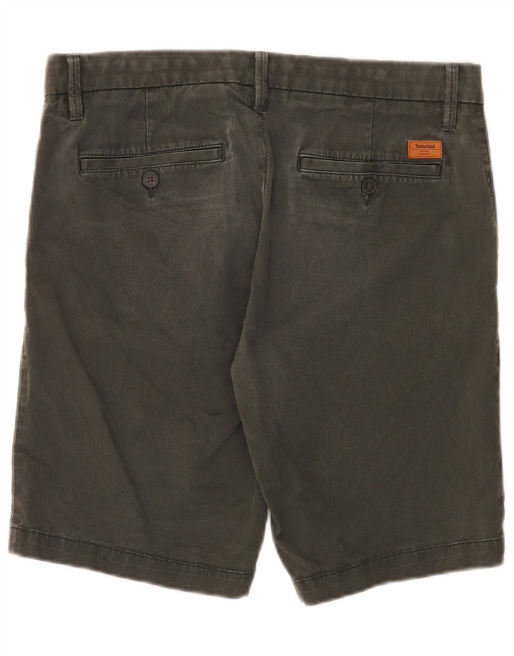 Timberland Mens Chino Shorts W32 Médio Algodão Cinza