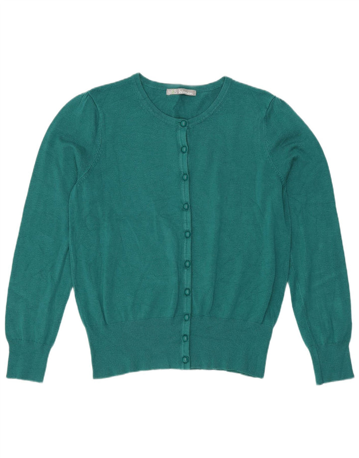 Suéter cardigã feminino Marks & Spencer UK 14 viscose verde médio