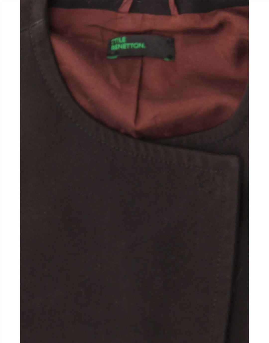 Sobretudo feminino Benetton UK 12 médio preto