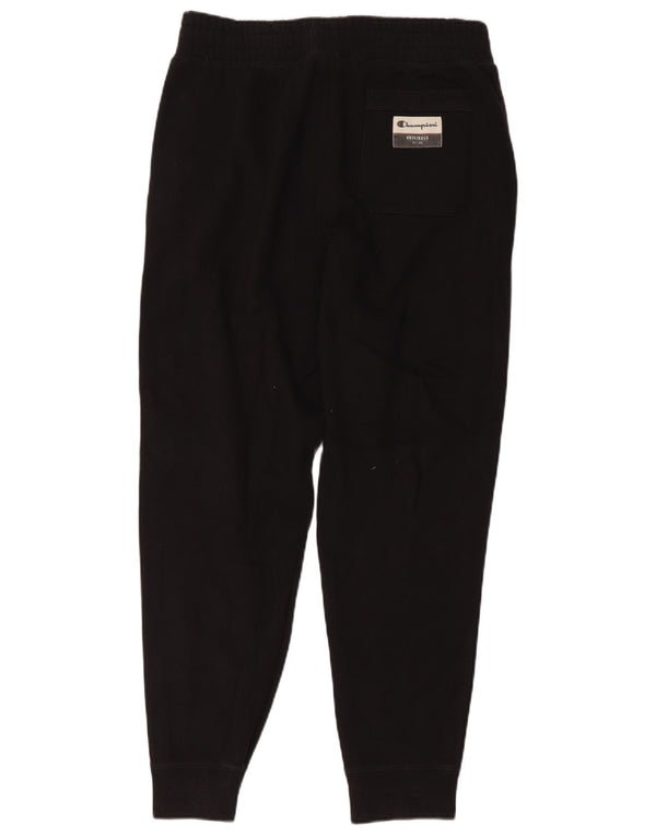 Calça de treino feminina Champion Joggers UK 14 grande algodão preto