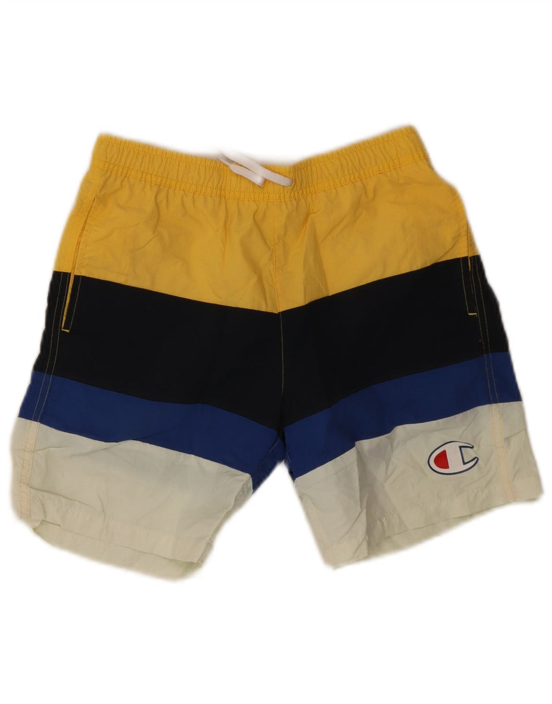 Shorts de natação Champion meninos 11-12 anos multicolorido bloco colorido