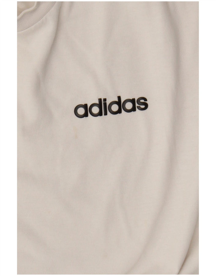 Camiseta masculina Adidas Top XL algodão branco