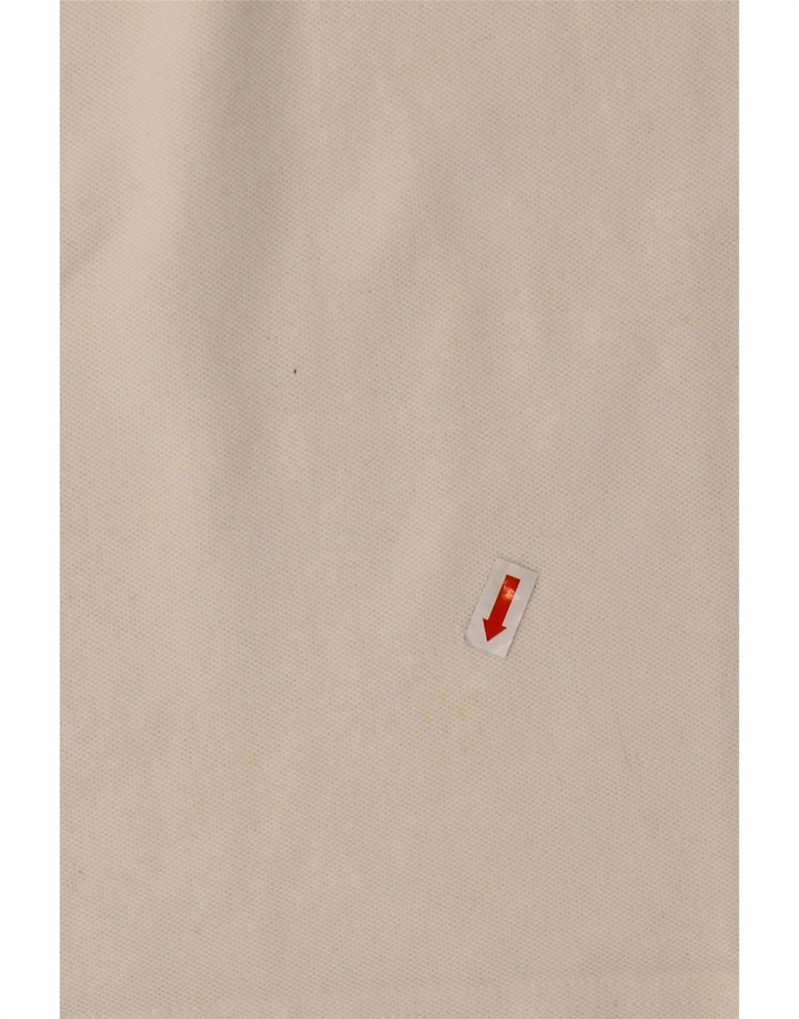 Camisa polo feminina LACOSTE tamanho 38 algodão branco médio