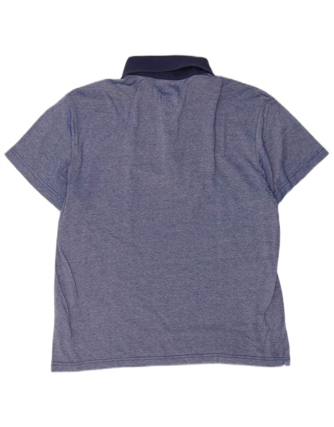 Camisa polo masculina slim fit Henry Cottons algodão azul médio