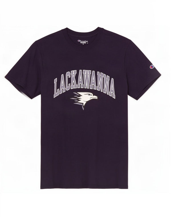 Camiseta gráfica masculina Champion pequena azul marinho